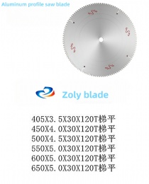 Aluminum profile saw blade